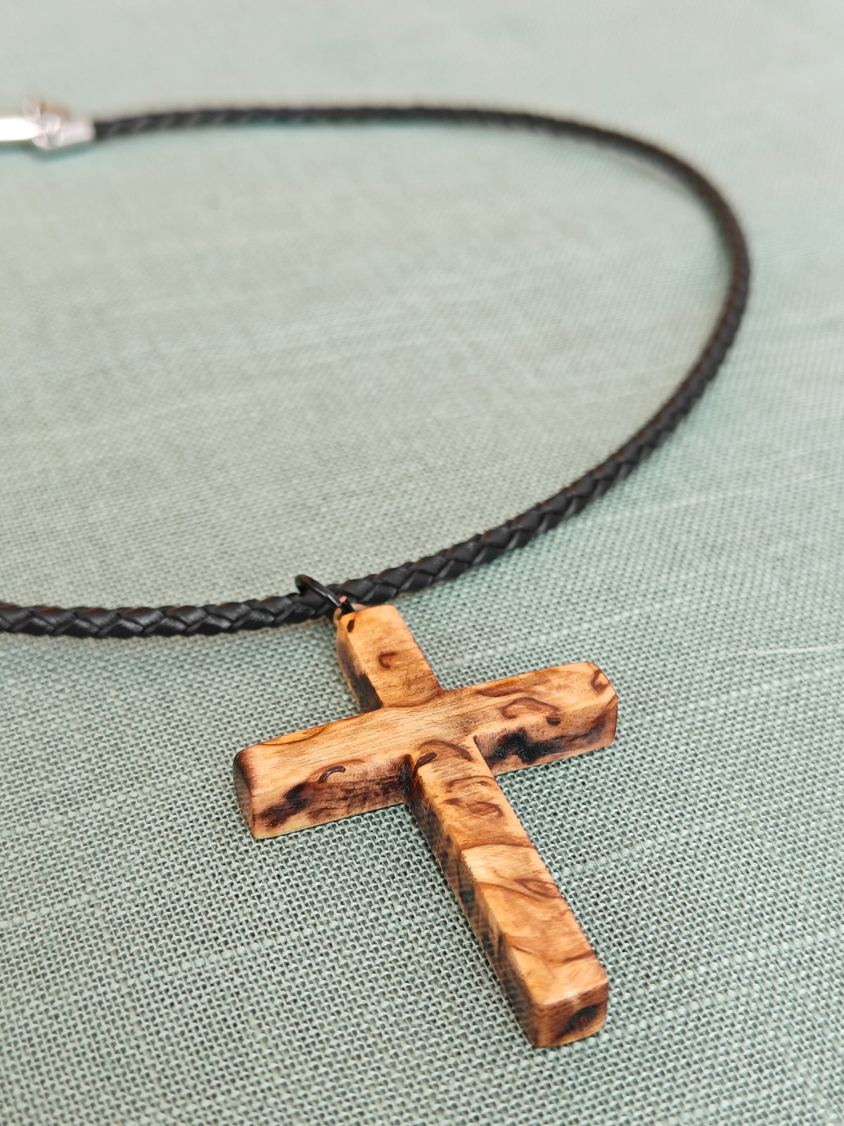 Curly Birch Confirmation Cross (large)